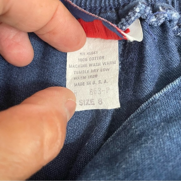 Vtg. Mr. Stan Denim Blue Jean FULL SKIRT, 1970's, Ruffle Flounce Western Size 8 - Picture 9 of 10